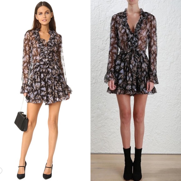 Zimmermann Pants - Zimmermann Stranded Ruffle Romper